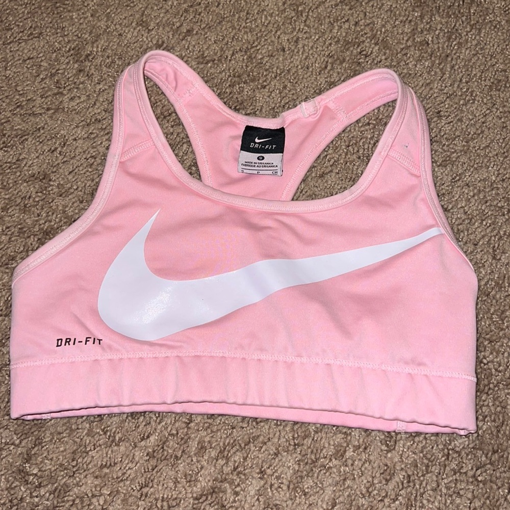 Pink Nike Sports Bra